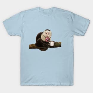 "Capuchin Cappuccino" - Java Jungle collection T-Shirt